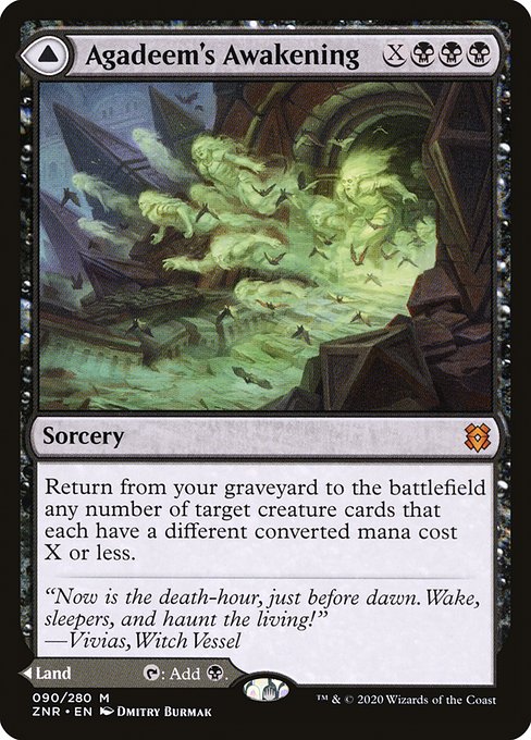 Agadeem's Awakening // Agadeem, the Undercrypt (90) (Foil) - Zendikar Rising - Game On