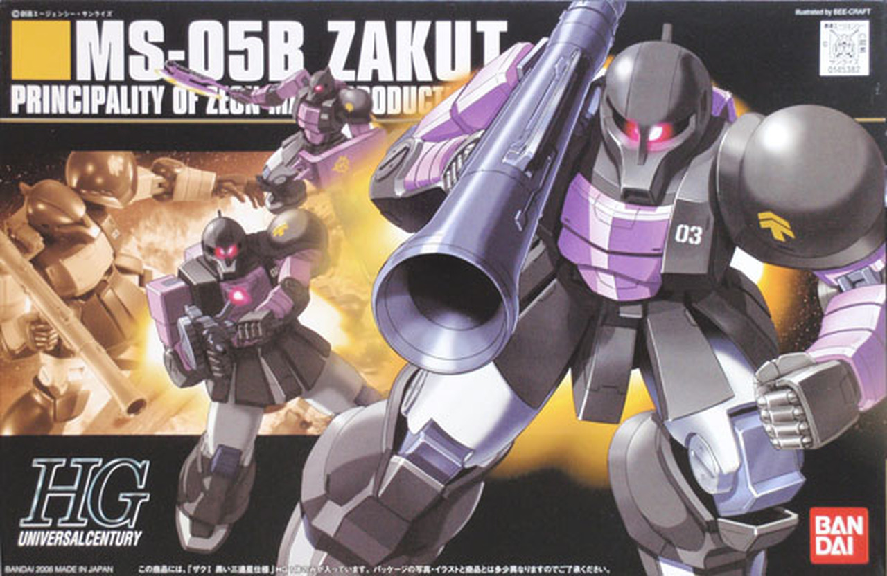 #68 Zaku I (Black Tri Stars) "Mobile Suit Gundam", HGUC - Game On