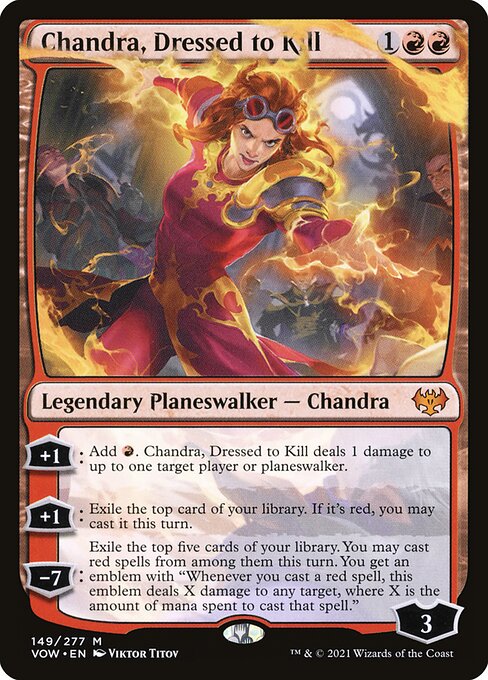 Chandra, Dressed to Kill (149) - Innistrad: Crimson Vow - Game On