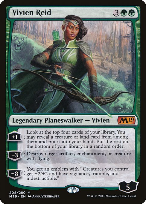Vivien Reid (208) (Foil) - Core Set 2019 - Game On