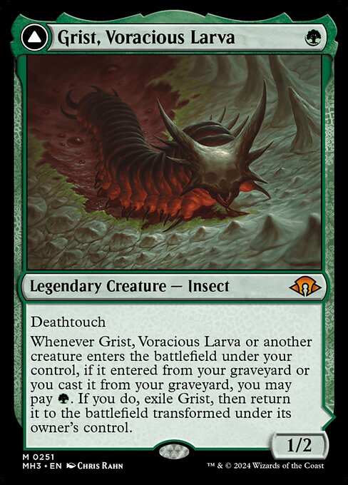 Grist, Voracious Larva // Grist, the Plague Swarm (251) - Modern Horizons 3 - Game On