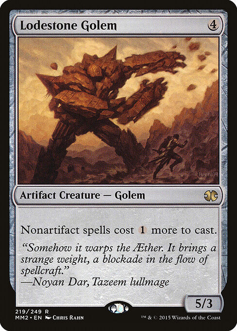 Lodestone Golem (219) - Modern Masters 2015 - Game On