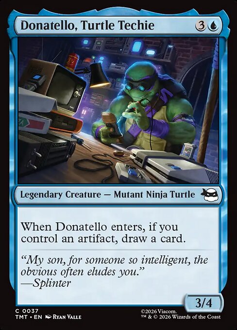 Donatello, Turtle Techie (37) (Foil) - Teenage Mutant Ninja Turtles - Game On