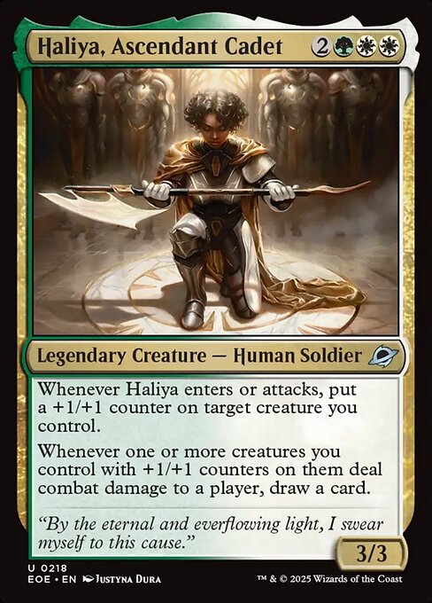 Haliya, Ascendant Cadet (218) (Foil) - Edge of Eternities - Game On