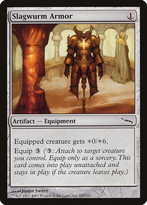 Slagwurm Armor (243) - Mirrodin - Game On