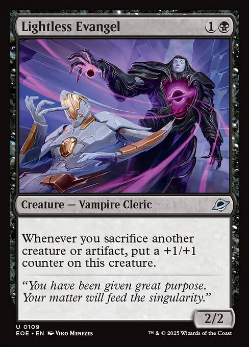 Lightless Evangel (109) (Foil) - Edge of Eternities - Game On