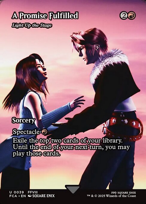 Light Up the Stage (39) - BORDERLESS - FULL ART - Final Fantasy: Through the Ages - Game On