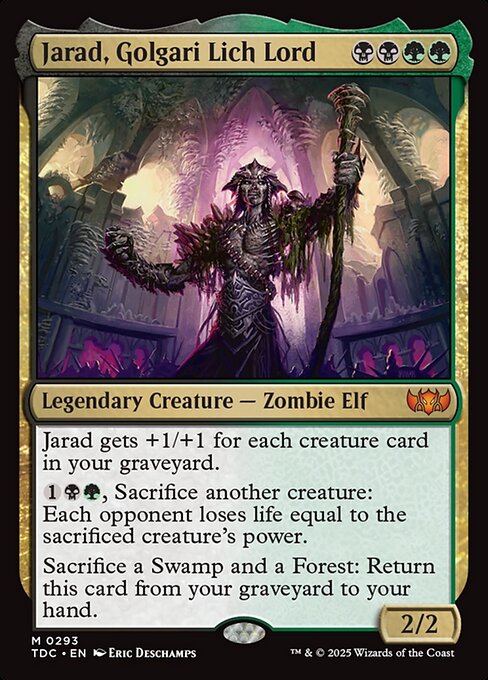 Jarad, Golgari Lich Lord (293) - Tarkir: Dragonstorm Commander - Game On