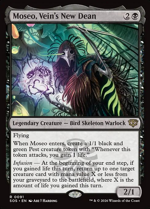 Moseo, Vein's New Dean (91) (Foil) - Secrets of Strixhaven - Game On