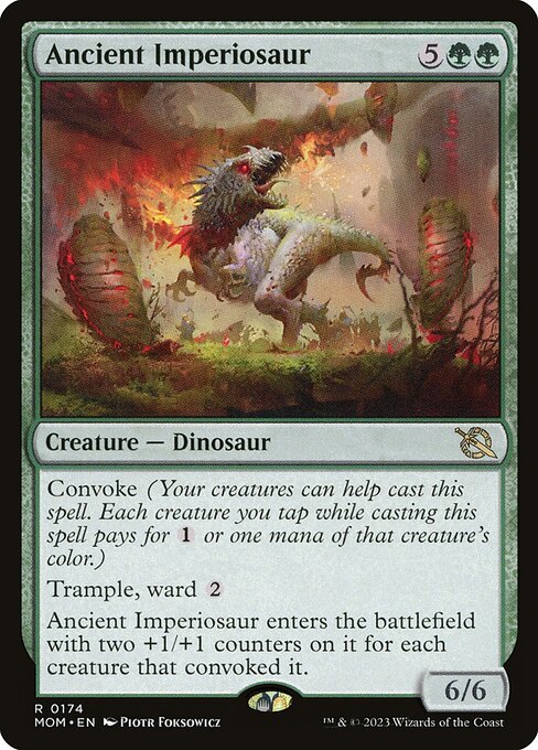 Ancient Imperiosaur (174) (Foil) - March of the Machine - Game On