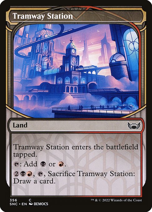 Tramway Station (356) - SHOWCASE (Foil) - Streets of New Capenna - Game On