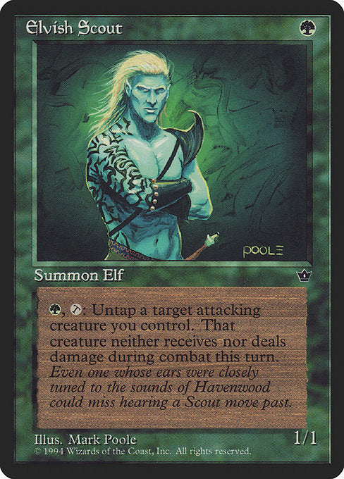 Elvish Scout (68a) - Fallen Empires - Game On