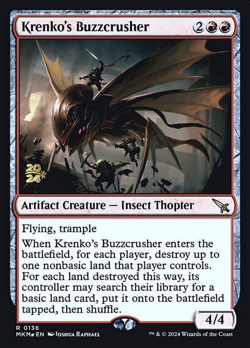Krenko's Buzzcrusher (136s) (Foil) - Murders at Karlov Manor Promos - Game On