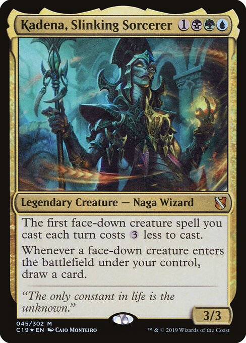 Kadena, Slinking Sorcerer (45) (Foil) - Commander 2019 - Game On