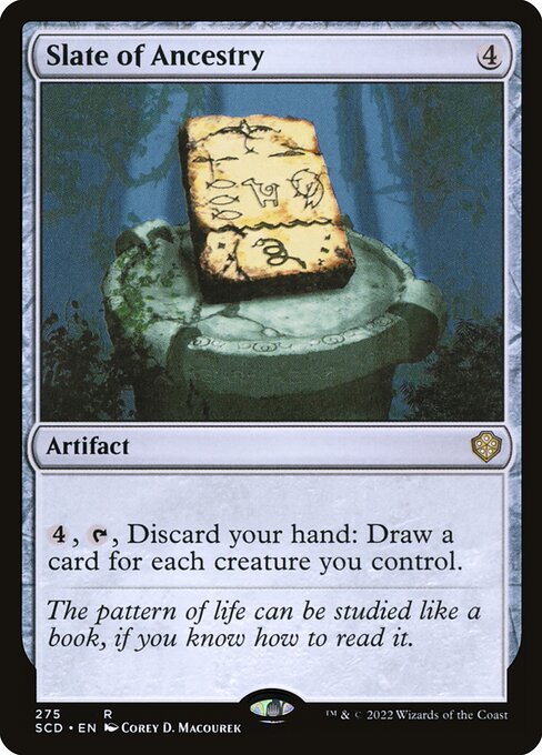 Slate of Ancestry (275) - Starter Commander Decks - Game On