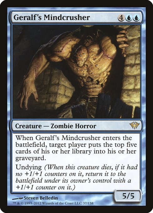 Geralf's Mindcrusher (37) (Foil) - Dark Ascension - Game On
