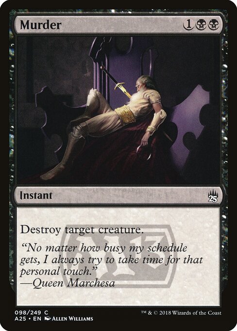 Murder (98) (Foil) - Masters 25 - Game On
