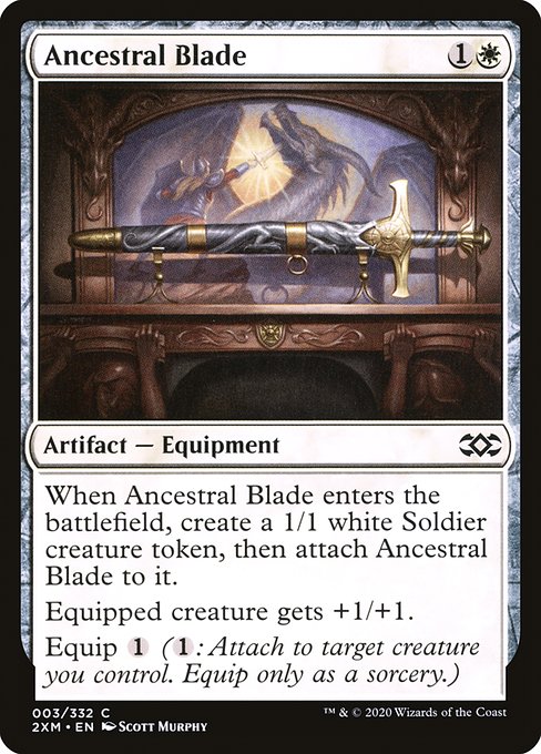 Ancestral Blade (3) (Foil) - Double Masters - Game On