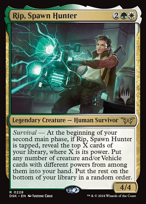Rip, Spawn Hunter (228p) (Foil) - Duskmourn: House of Horror Promos - Game On