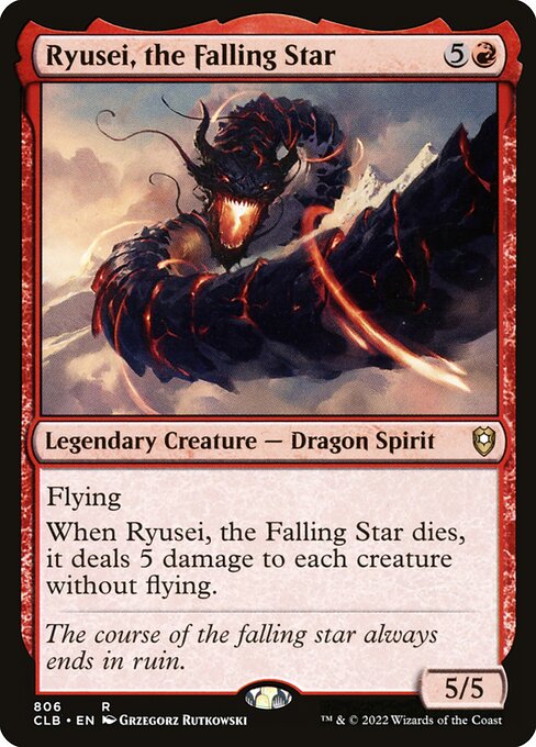 Ryusei, the Falling Star (806) - Commander Legends: Battle for Baldur's Gate - Game On
