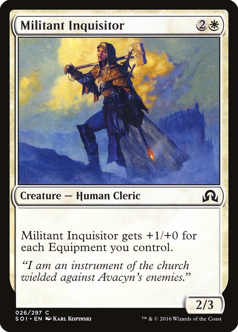 Militant Inquisitor (26) (Foil) - Shadows over Innistrad - Game On