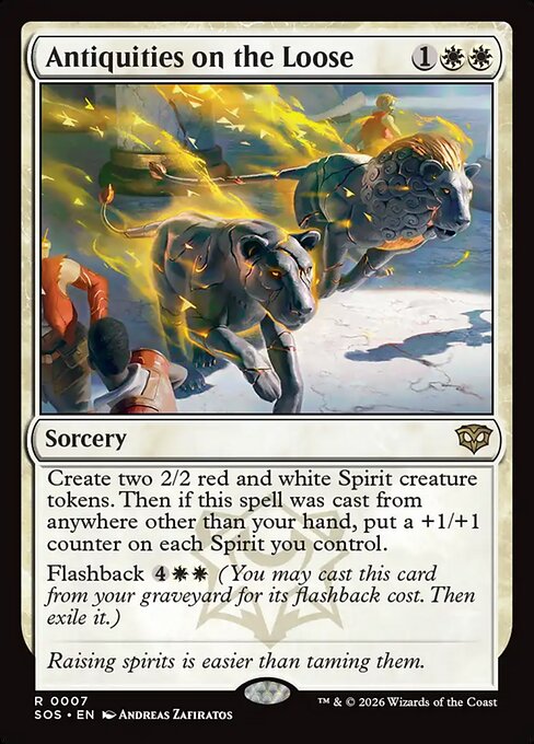 Antiquities on the Loose (7) (Foil) - Secrets of Strixhaven - Game On