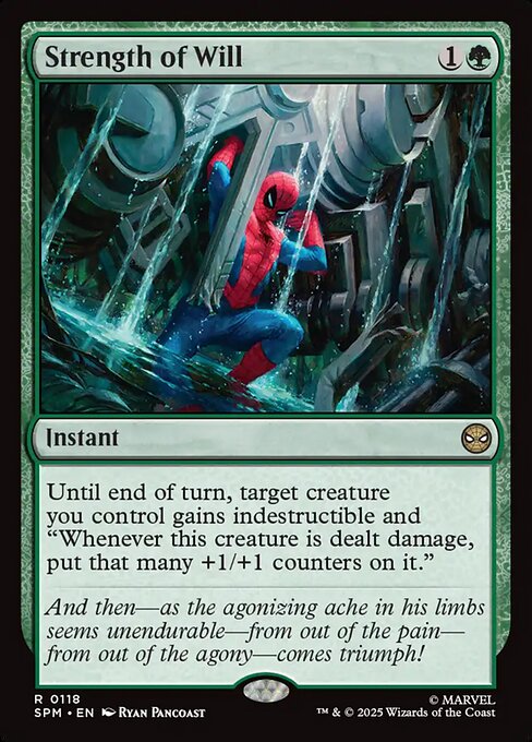 Strength of Will (118) (Foil) - Marvel's Spider-Man - Game On