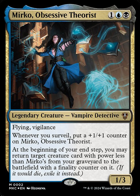 Mirko, Obsessive Theorist (2) (Foil) - Murders at Karlov Manor Commander - Game On