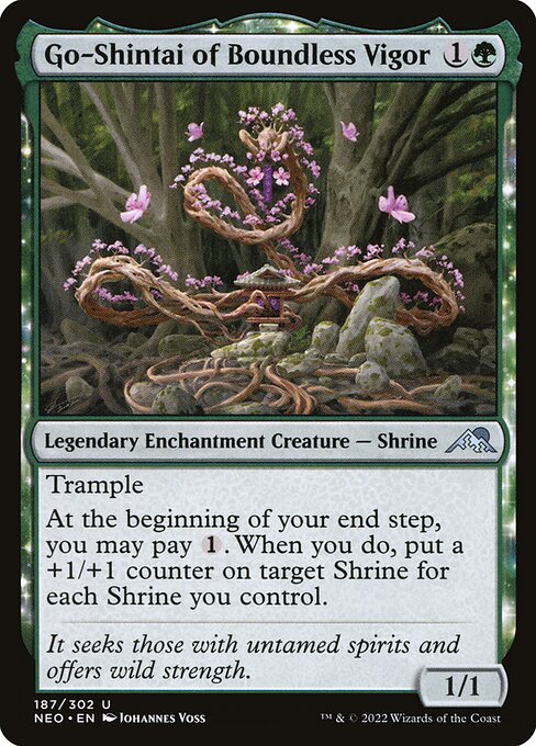 Go-Shintai of Boundless Vigor (187) (Foil) - Kamigawa: Neon Dynasty - Game On