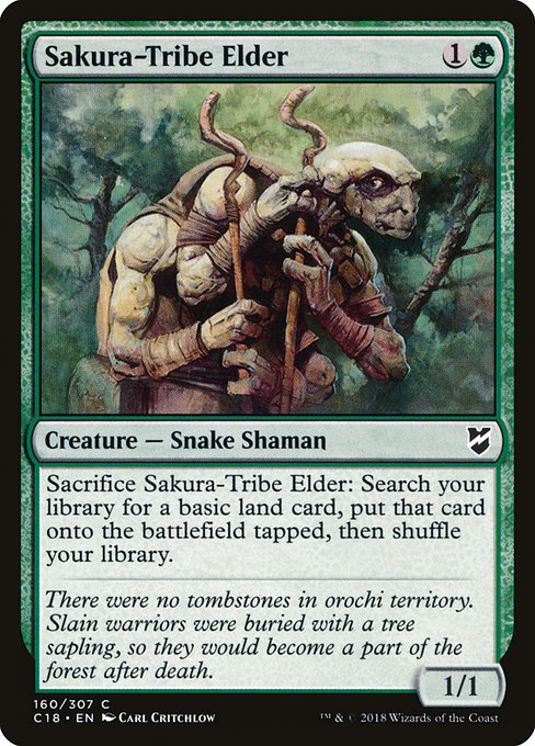 Sakura-Tribe Elder (160) - Commander 2018 - Game On