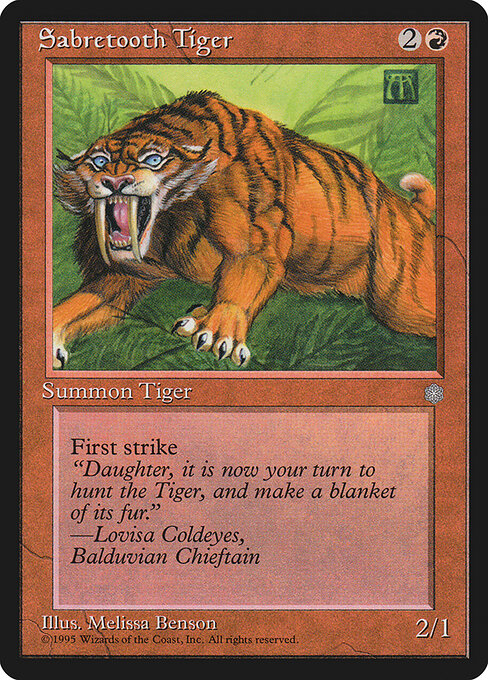 Sabretooth Tiger (215) - Ice Age - Game On