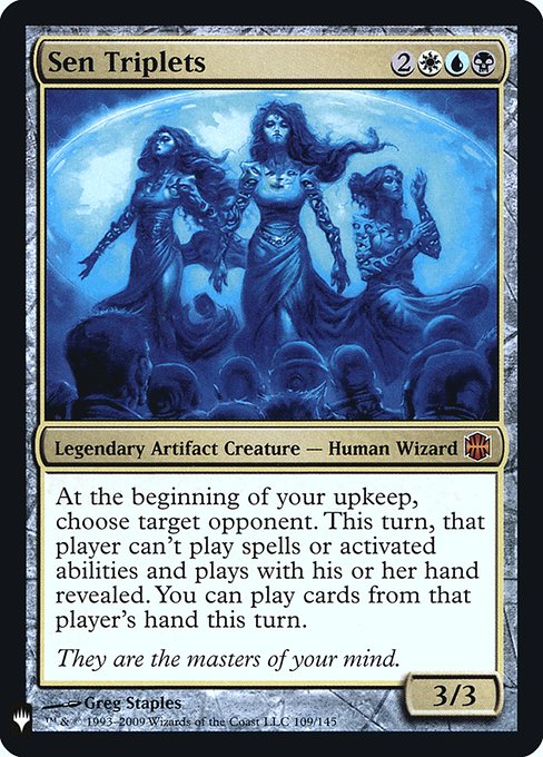 Sen Triplets (ARB-109) (Foil) - The List - Game On