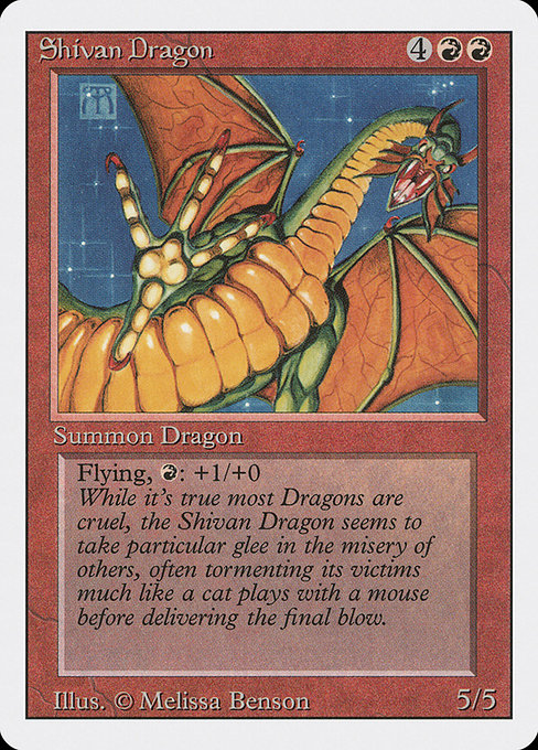Shivan Dragon (177) - Revised Edition - Game On