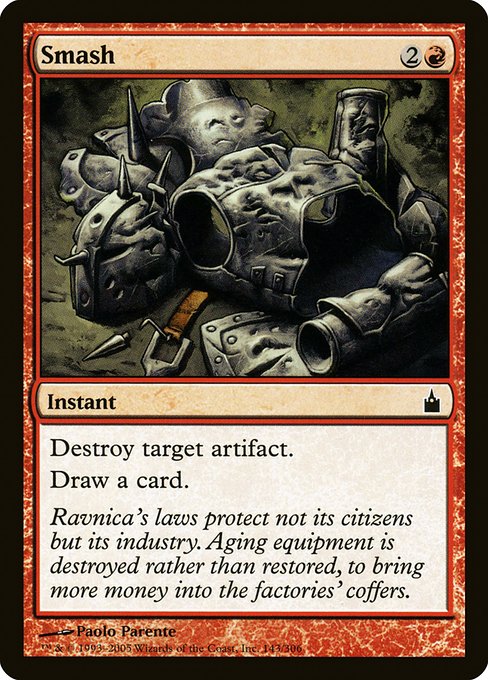 Smash (143) (Foil) - Ravnica: City of Guilds - Game On