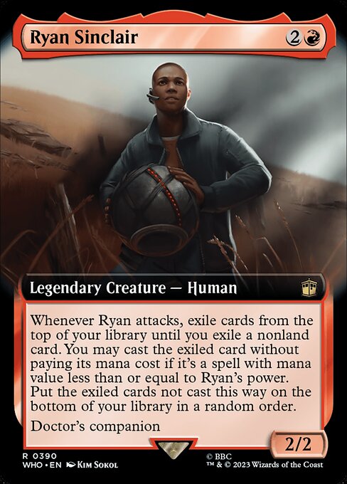 Ryan Sinclair (390) - EXTENDED ART - Doctor Who - Game On