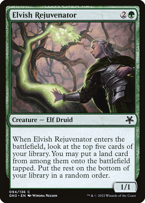 Elvish Rejuvenator (94) - Game Night: Free-for-All - Game On