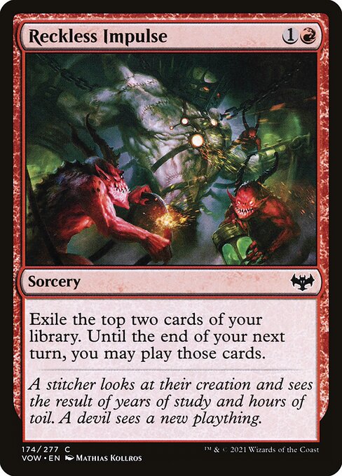 Reckless Impulse (174) (Foil) - Innistrad: Crimson Vow - Game On