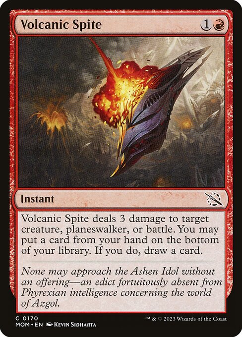 Volcanic Spite (170) - March of the Machine - Game On