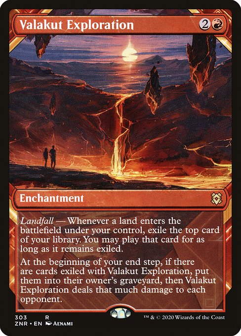 Valakut Exploration (303) - SHOWCASE - Zendikar Rising - Game On