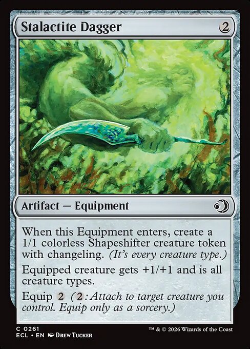 Stalactite Dagger (261) (Foil) - Lorwyn Eclipsed - Game On