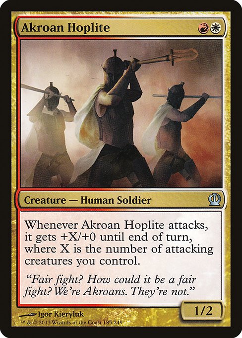 Akroan Hoplite (185) (Foil) - Theros - Game On