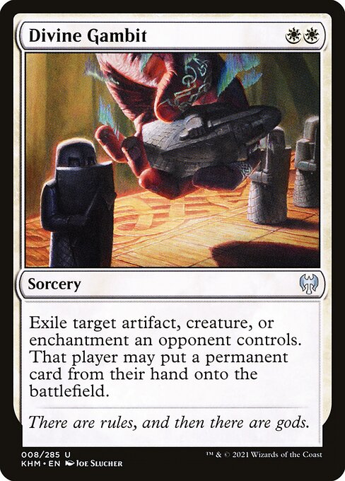 Divine Gambit (8) (Foil) - Kaldheim - Game On