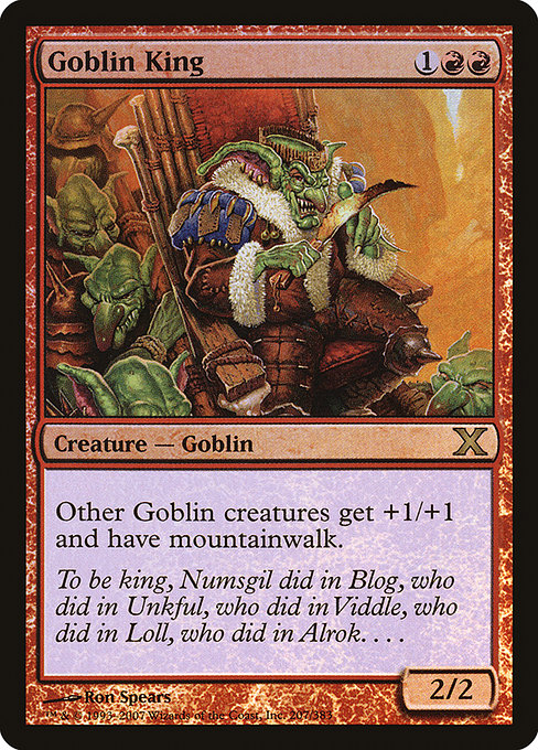 Goblin King (207★) - Tenth Edition - Game On