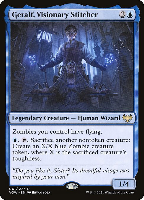Geralf, Visionary Stitcher (61) - Innistrad: Crimson Vow - Game On
