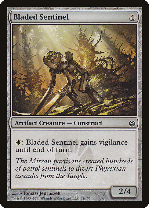 Bladed Sentinel (98) (Foil) - Mirrodin Besieged - Game On