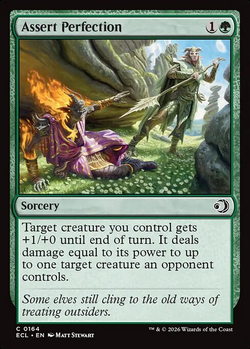 Assert Perfection (164) (Foil) - Lorwyn Eclipsed - Game On