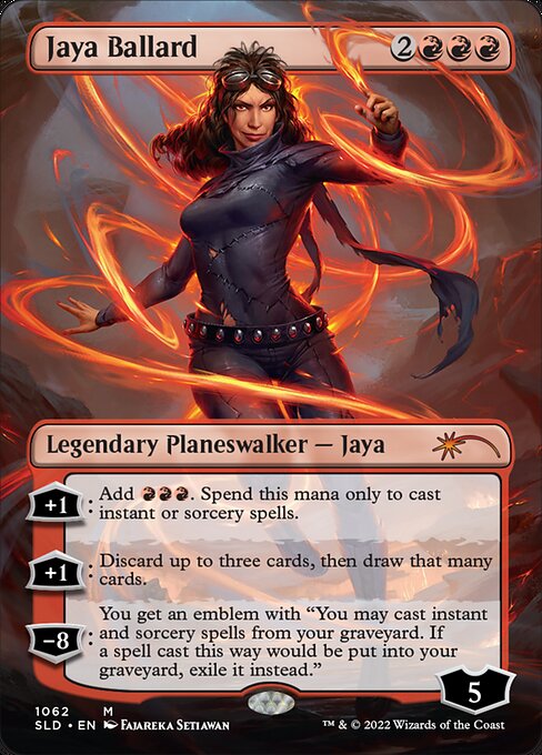 Jaya Ballard (1062) - BORDERLESS (Foil) - Secret Lair Drop - Game On