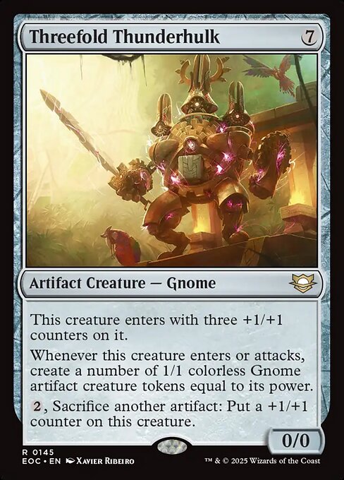 Threefold Thunderhulk (145) - Edge of Eternities Commander - Game On