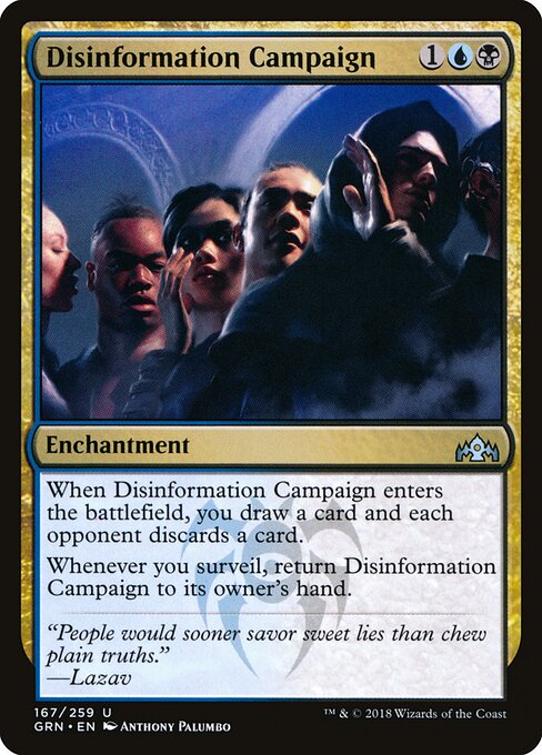 Disinformation Campaign (167) - Guilds of Ravnica - Game On