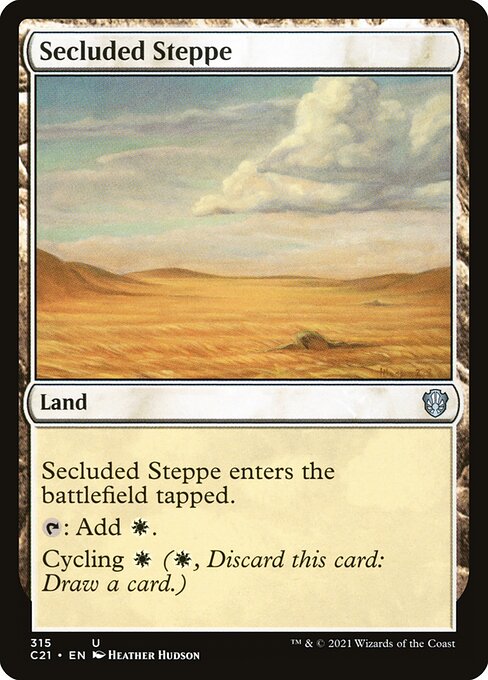 Secluded Steppe (315) - Commander 2021 - Game On